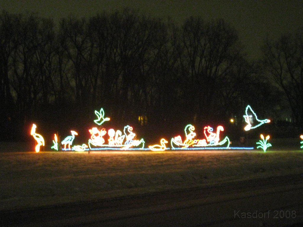 Christmas Lights Hines Drive 2008 088.jpg - The 2008 Wayne County Hines Drive Christmas Light Display. 4.5 miles of Christmas Light Displays and lots of animation!